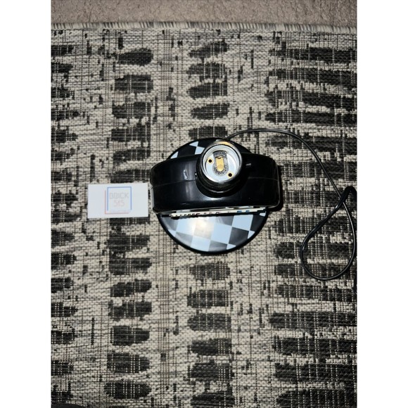 Vintage NASCAR Racing Lamp Tire Checkered Night Light Desk Lamp 1998 - Picture 2 of 4